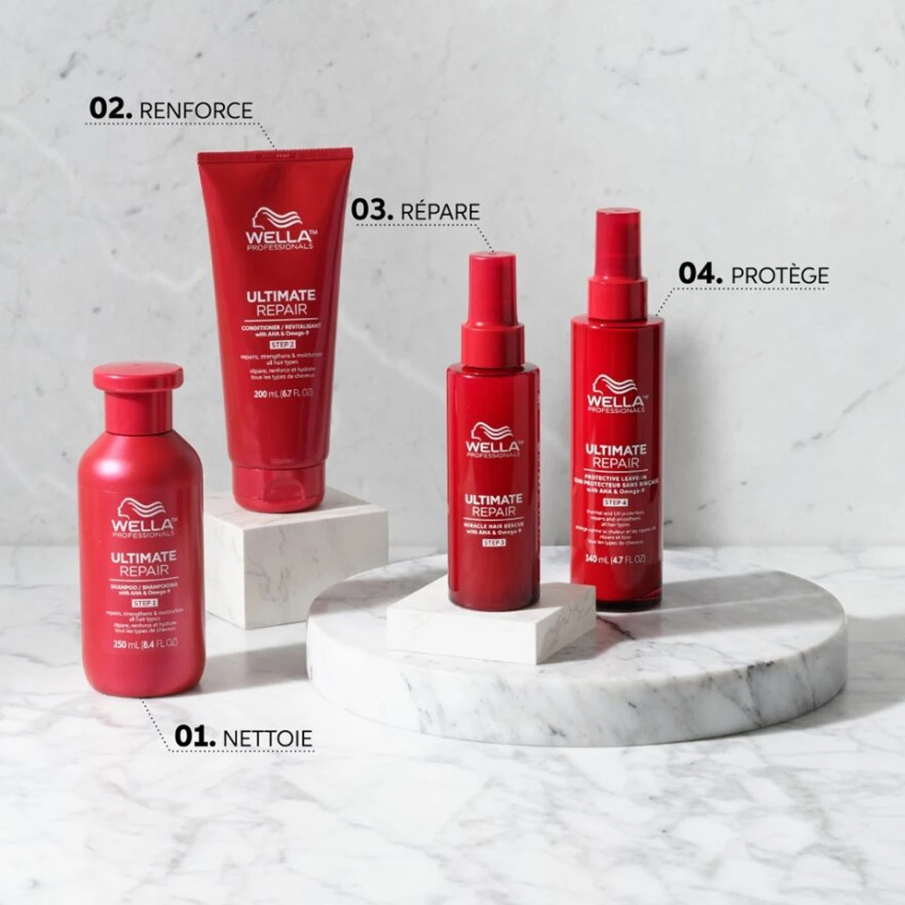 Shampooing Ultimate Repair Wella Professionals 250 Ml 8 Shampooing Ultimate Repair Wella Professionals 250 Ml – Image 6