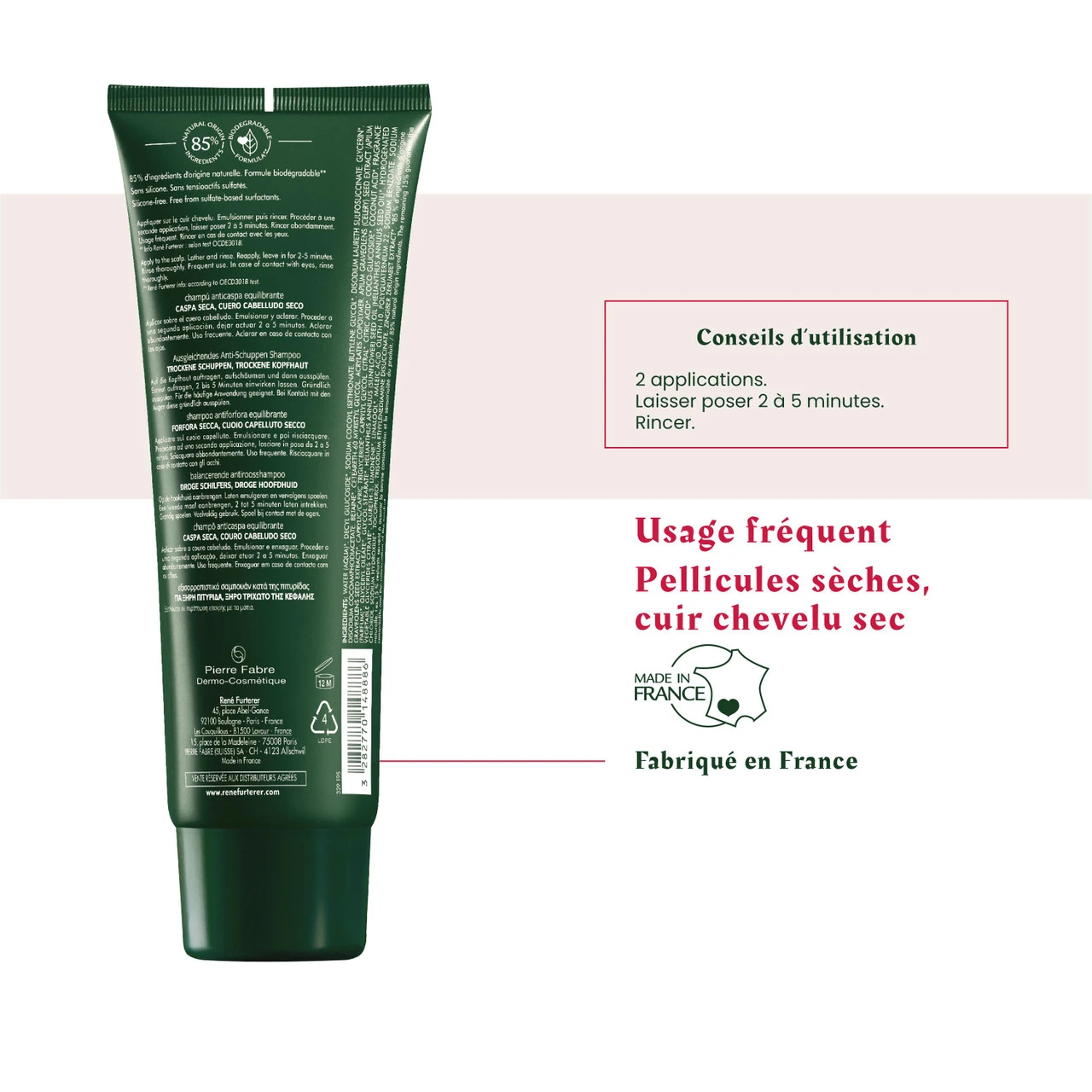 Shampoing Antipelliculaire Cheveux Secs Neopur René Furterer 250ml 7 Shampoing Antipelliculaire Cheveux Secs Neopur René Furterer 250ml – Image 5