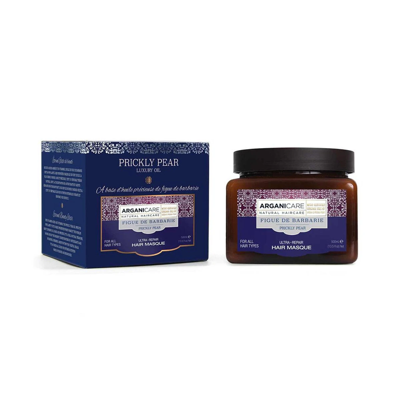 Masque Prickly Pear Figue De Barbarie Arganicare 500ml 5 Masque Prickly Pear Figue De Barbarie Arganicare 500ml – Image 3