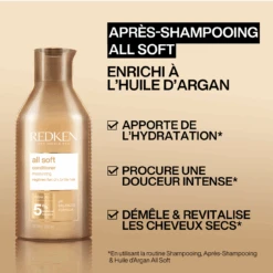 Conditioner All Soft Redken 300ml -Soins Capillaires Redken all soft conditioneur 36791.1689860381