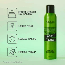 Root Tease Spray Finition Redken 250ml 8 Root Tease Spray Finition Redken 250ml -Soins Capillaires Sans titre 3 Recupere 1 11863.1684847682